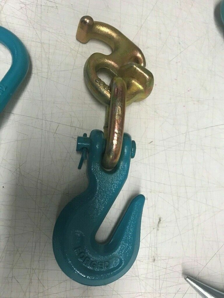 SET#15 AUTO BODY FRAME MACHINE COLLISION REPAIR PULLING TIE TOOLS & HOOK