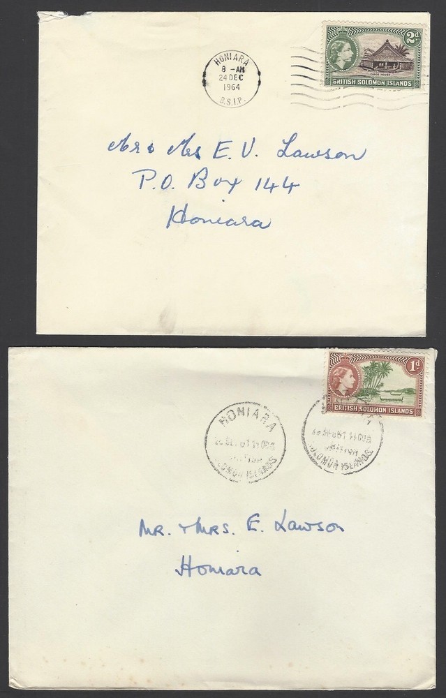 Solomon Is 1962-9 cover collection (13)