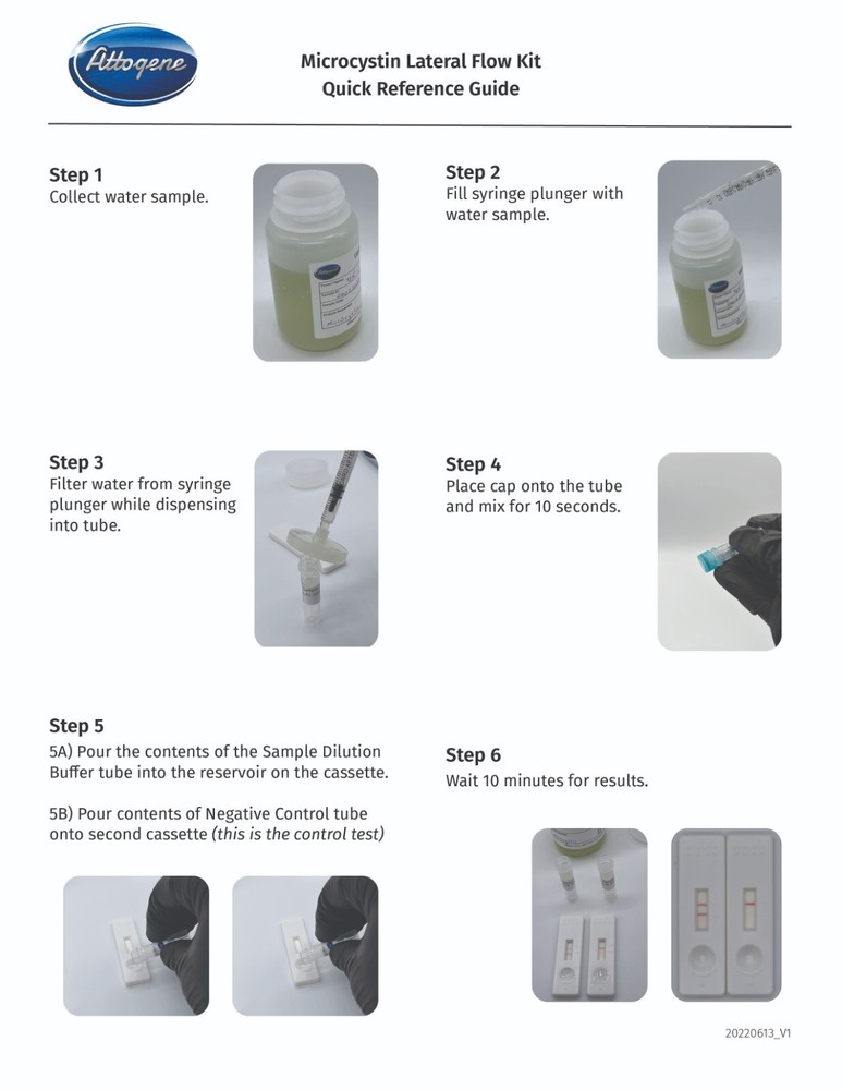 Blue Green Algae (Cyanotoxin) Test Kit