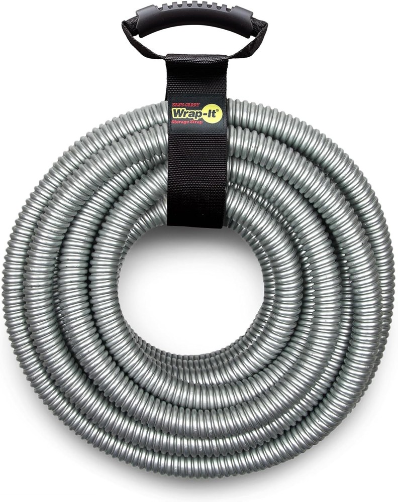 Easy-Carry Wrap-It Storage Straps - 22” (2-Pack) – 22 (2 Pack), Black