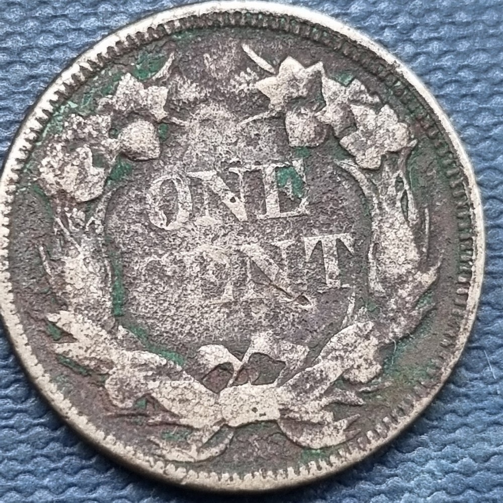 1858 Flying Eagle Cent 1c Circulated #101108