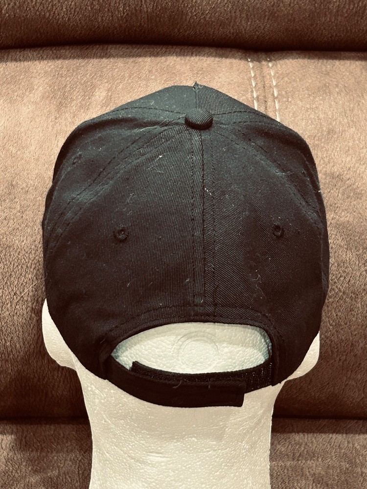 SWAT Baseball Hat Black White Strap back Cap