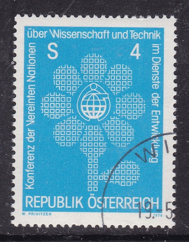 Austria 1979 Technology Development Flower 4s Fine Used SG 1846 VGC