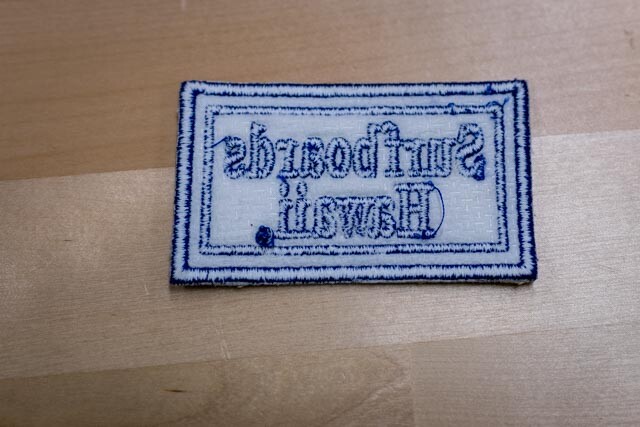 Vintage Surfboards Hawaii Surfboard patch Was