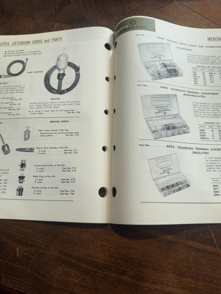 Delco Packard Cable Products Catalog Ignition Cables, Tools, Battery Cables 1964