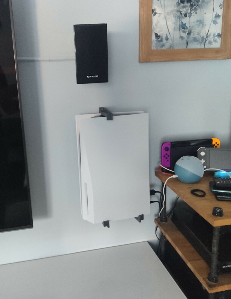 Sony PlayStation 5 Console Wall Mount PS5 System Mountable Stand Display Case
