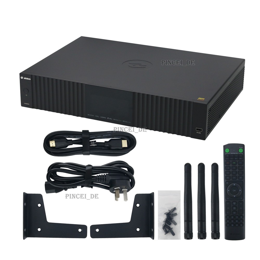 ZIDOO UHD8000 High Performance Hi-end DAC Audio Decoder All-in-one Media Player