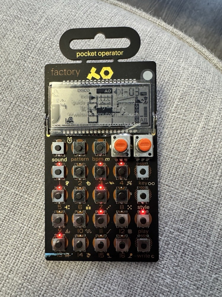 Teenage Engineering Pocket Operator x 6 Plus Cases x 4