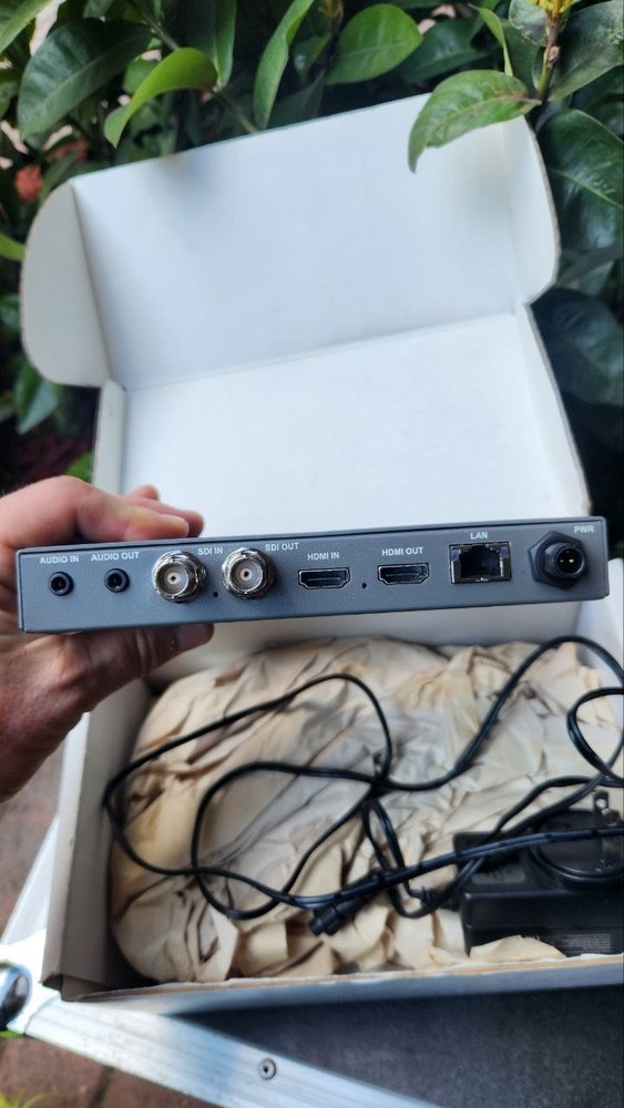 AJA Helo H.264 Streamer And Recorder Digital Video Recorder Encoder