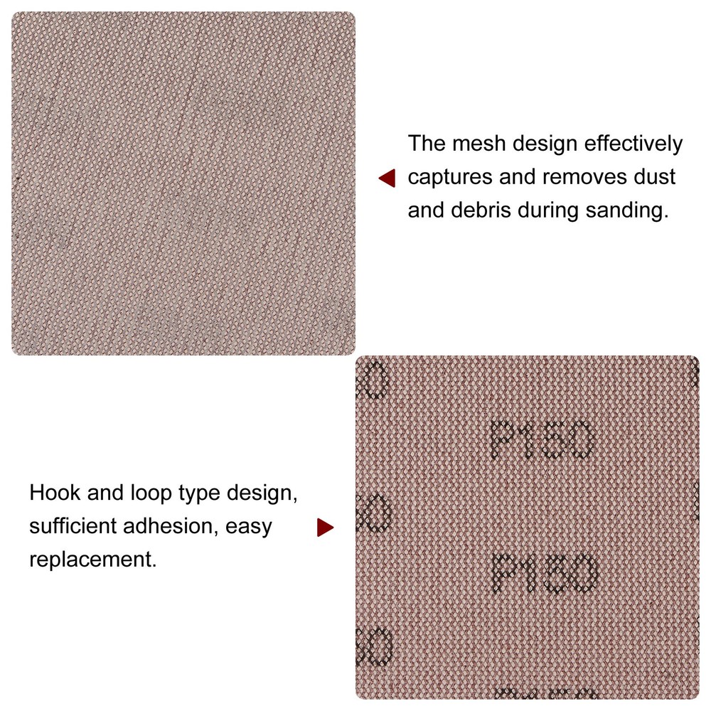 15pcs 150 Grits Mesh Sanding Discs 6 Inch Hook and Loop Sanding Net