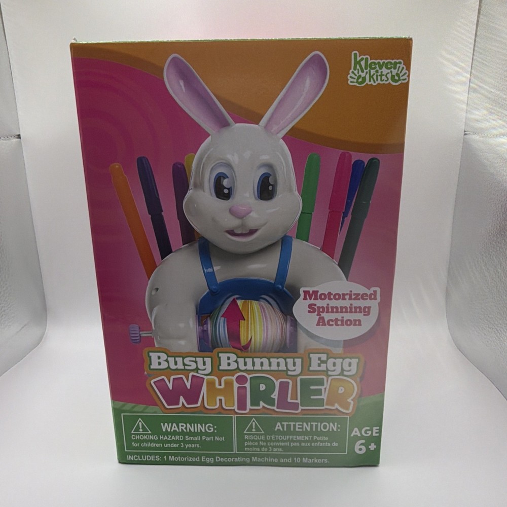Busy Bunny Whirler Egg Decorating Kit
