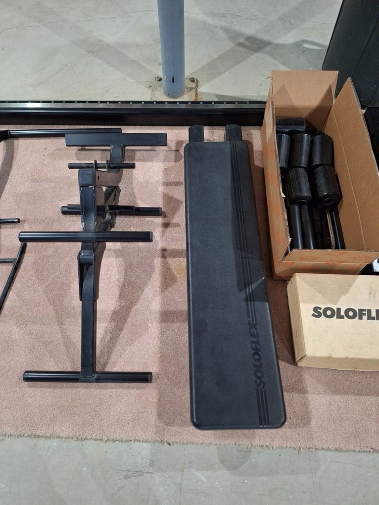 Complete Soloflex Machine System With All Attachments & 410 lb. Band Set