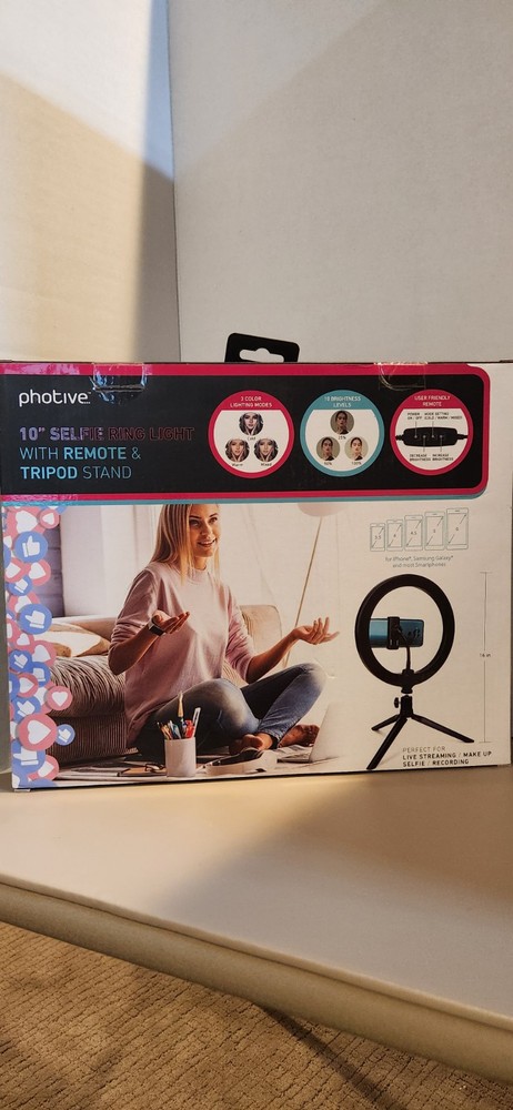 Ring Light With Phone Holder With Tri Pod