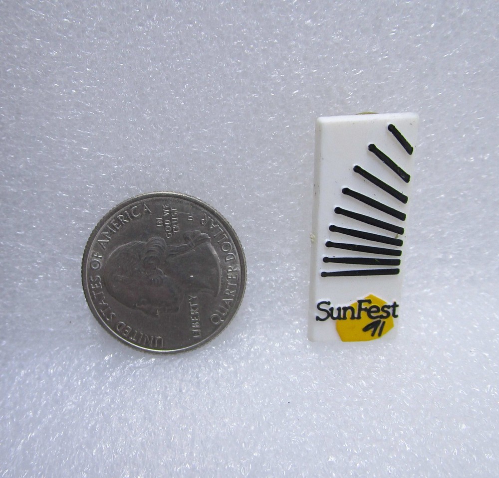 SunFest 91 Plastic Pin