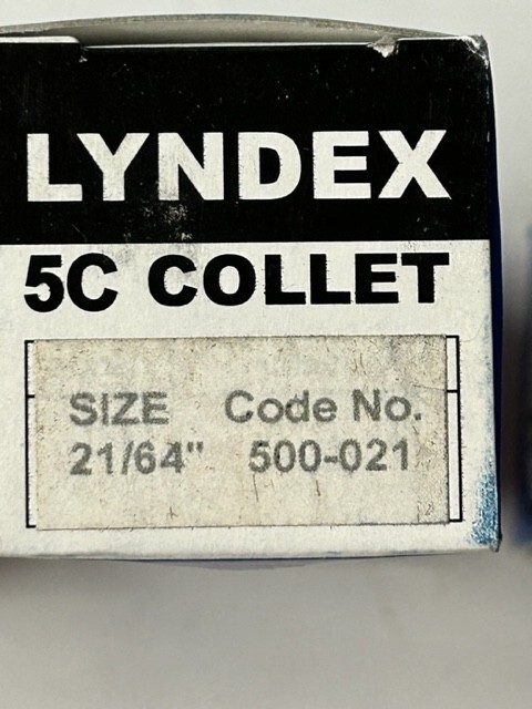 21/64" 5C ROUND COLLET LYNDEX 500-021