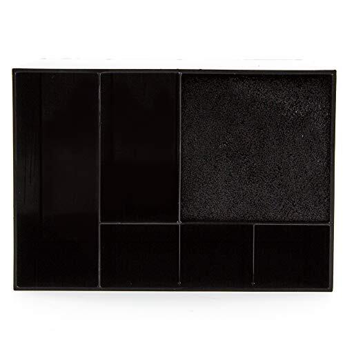 Professional Scissors Box Holder Case Desktop Combs Clips Storage Box for Barber