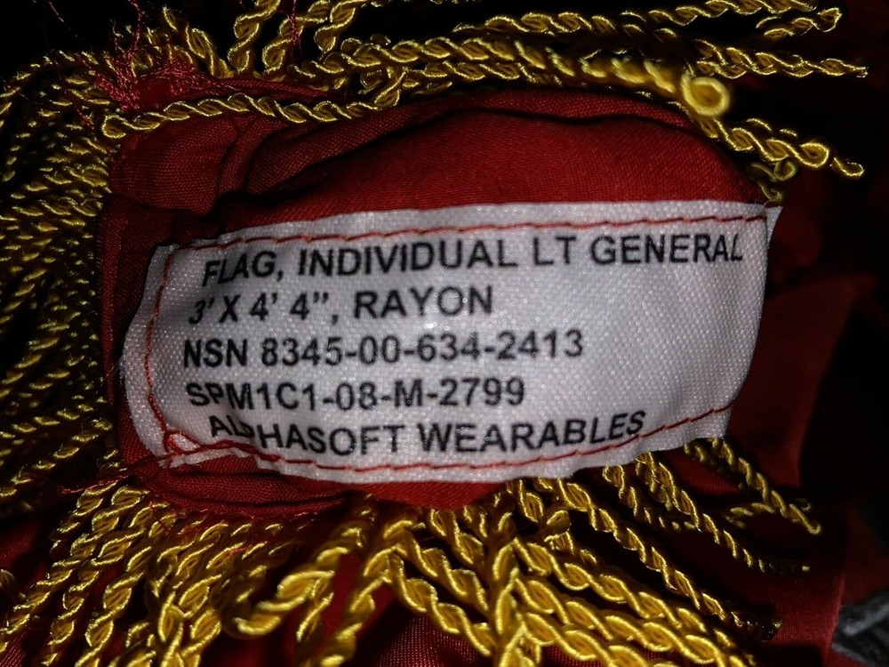 Flag, Distinguishing Personal - USMC General - 4 Star General Flag