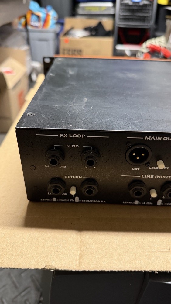 Avid Eleven Rack Guitar Amp Modeler Audio Interface Tested Working