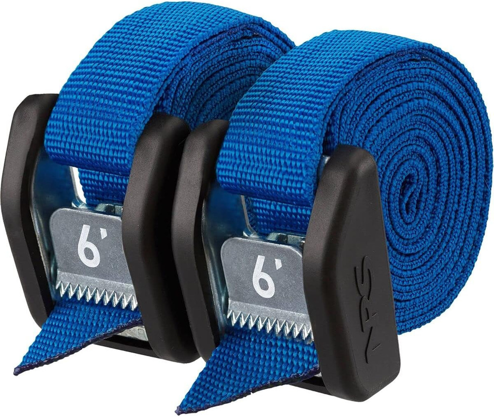 12' Buckle Bumper Strap Pair Iconic Blue