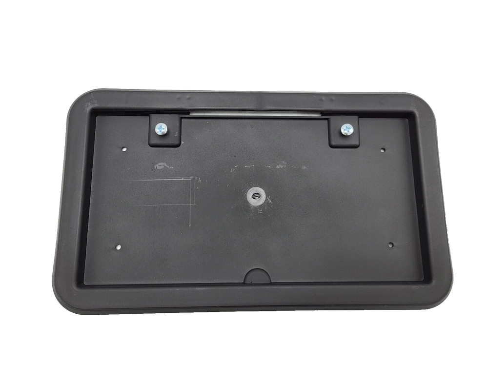 Black LED Lighted License Plate Bracket Holder Truck Trailer RV Camper