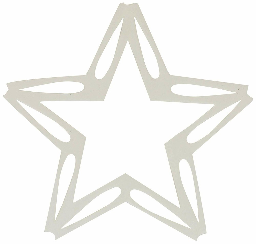 CRAFTERS WORKSHOP Accented Star Balzer Bits Mask, 4 by 4"