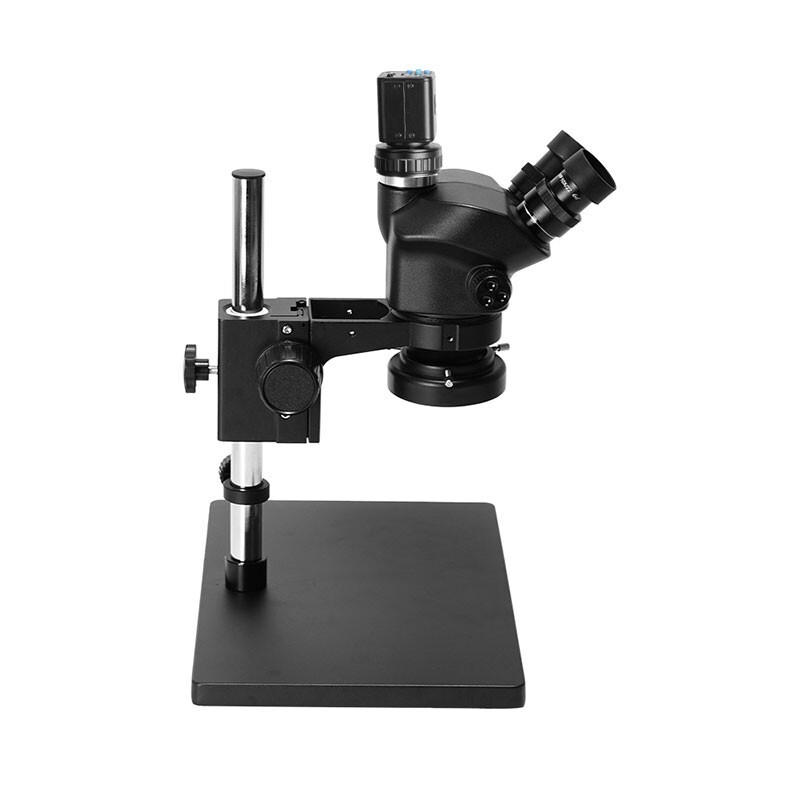 3.5X-100X Trinocular Stereo Microscope Magnifier Stand 2K Microscope Camera