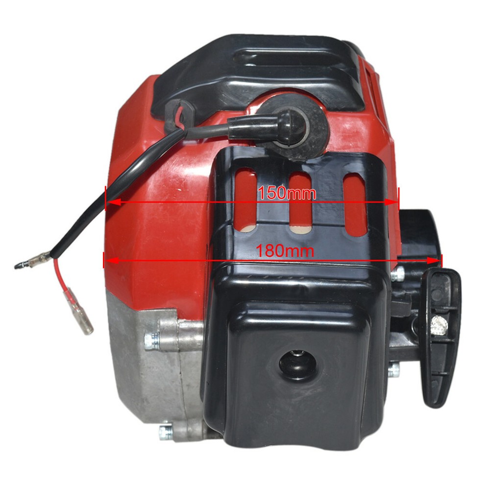 2 Stroke 50cc 49cc Engine Motor Gearbox Pull Start Go Kart Scooter Mini ATV Quad