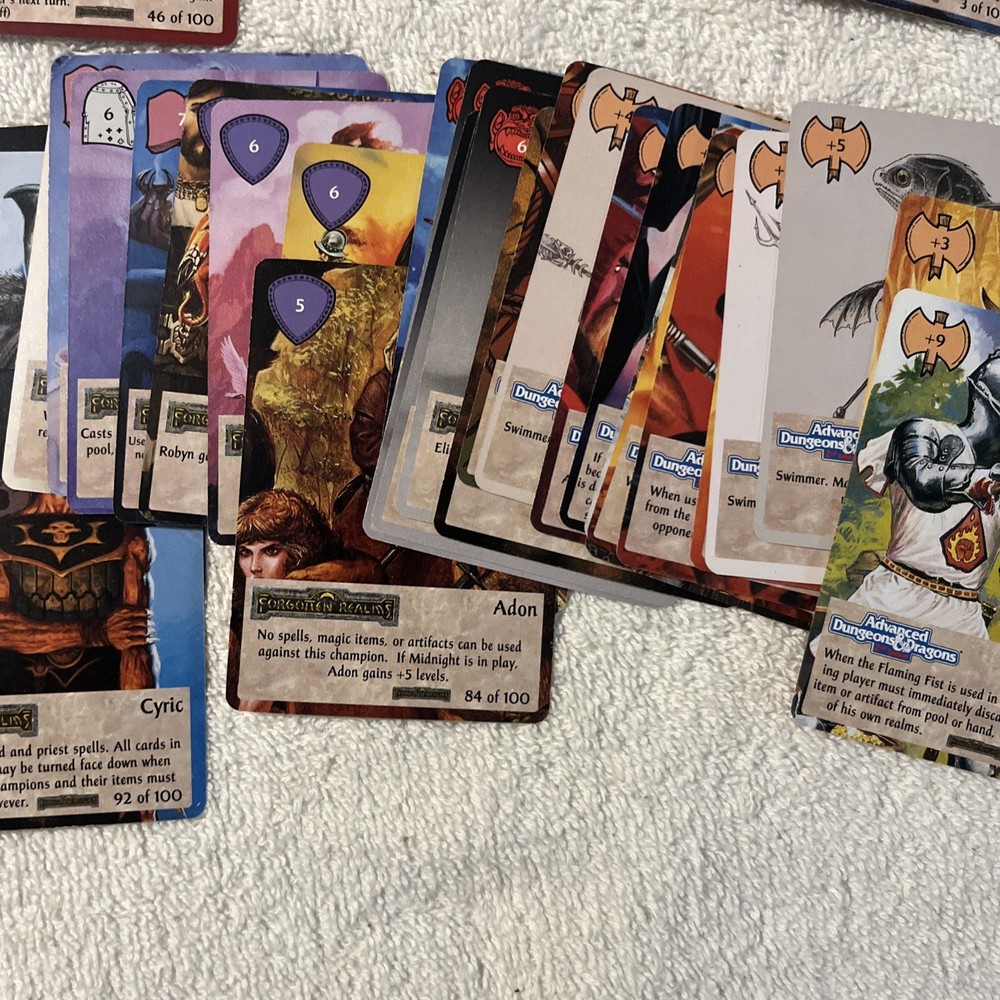 Spellfire Forgotten Realms Complete Set 1-100 No Chase