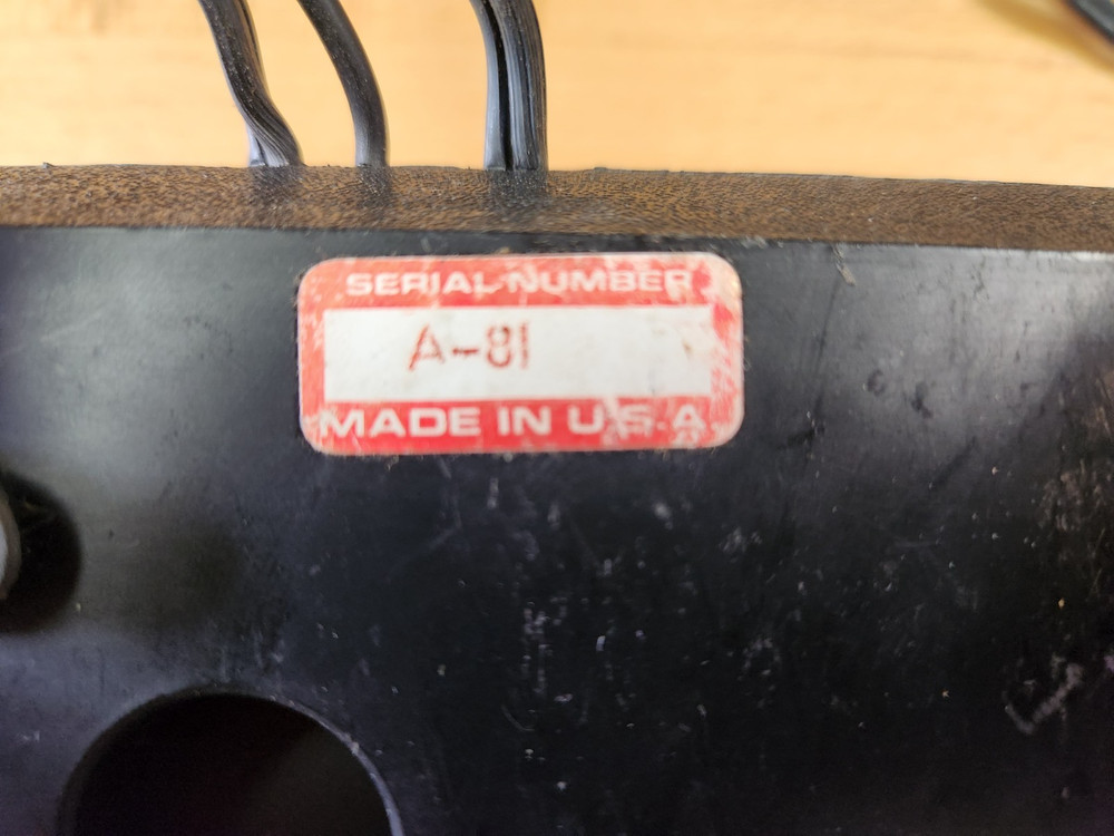 1970's Sears Engine Analyzer Model 161.2161