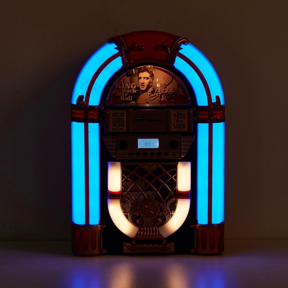 Arkrocket X Mini Jukebox/Tabletop CD Player/Bluetooth Speaker/Radio/Usb and SD