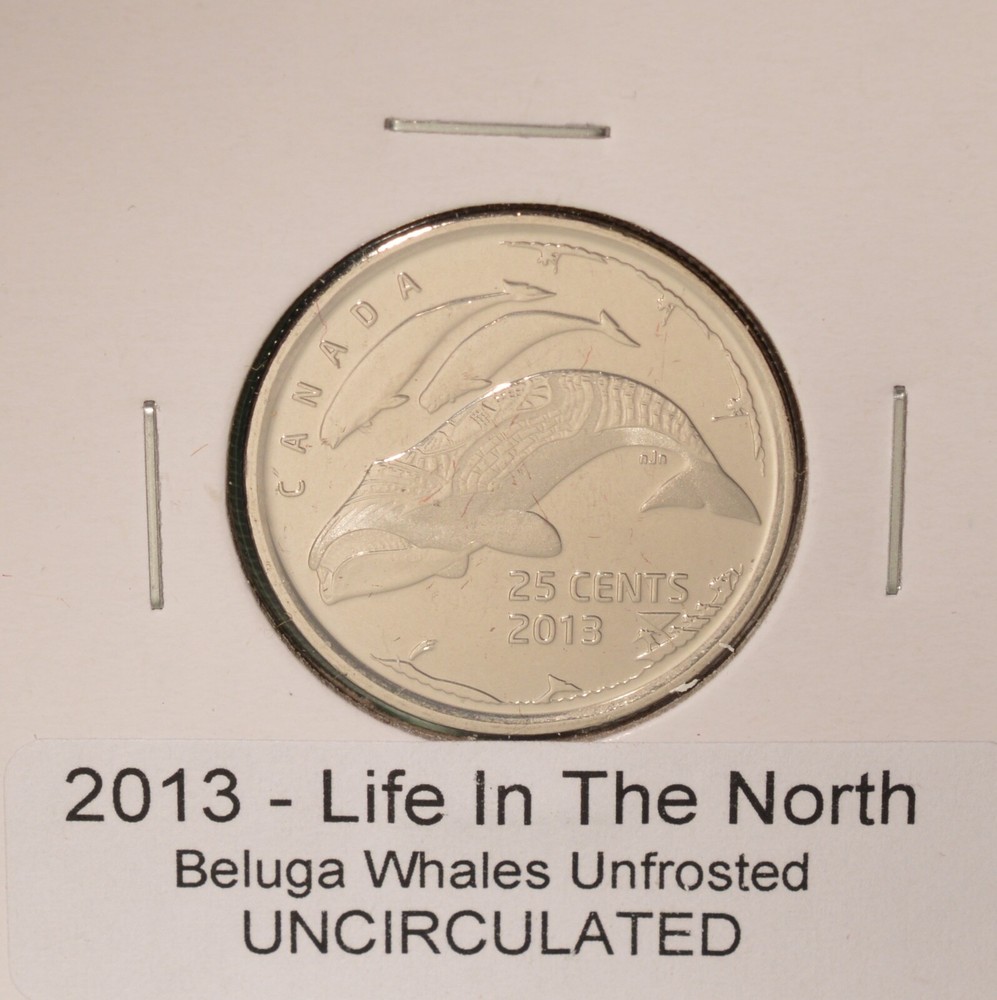 2013 Canada Arctic Expedition 4 Coin Quarters 25 Cent Set - UNCIRCULATED