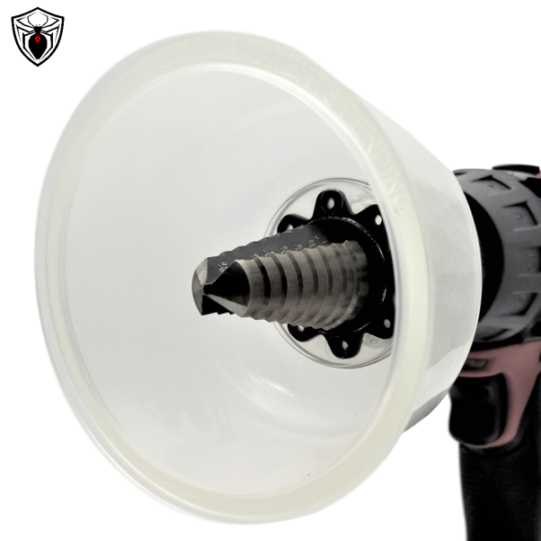 1" Unibit/Step Bit Drill Shield by Spider Security [$39.95 MSRP] 3/8" Shank