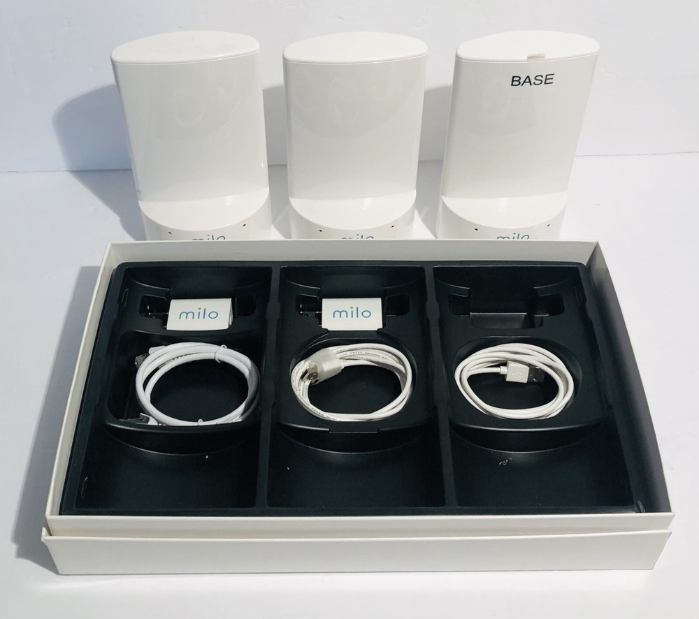 milo 2.0 3-Pack WiFi Range Extenders Whole Home Distributed WiFi