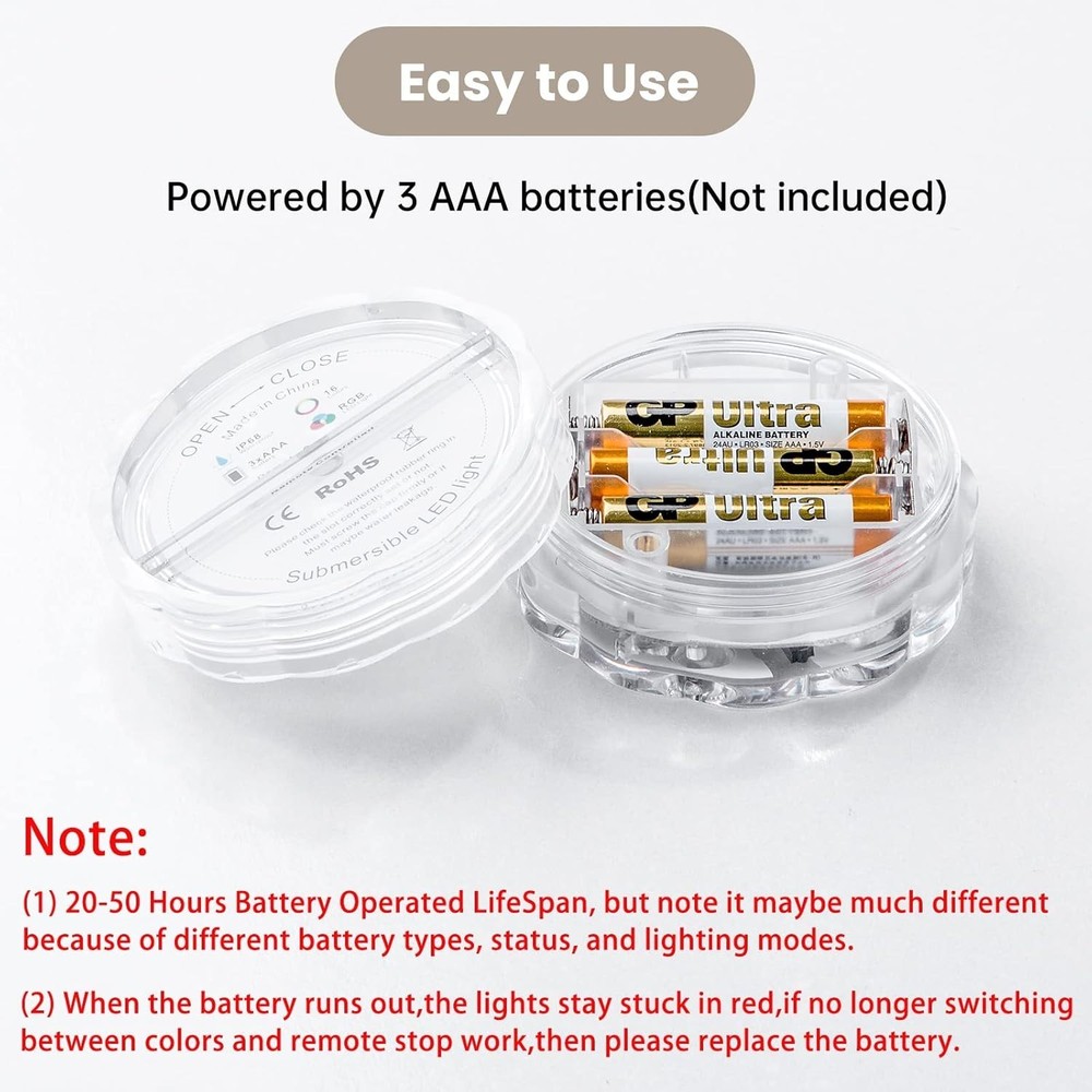 Boat Lights Wireless, Battery Powered Operated Marine Led Interior Light for ...