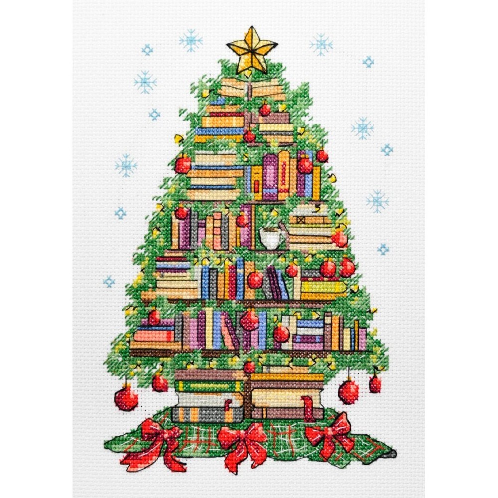 Counted Cross Stitch Kit Christmas tree DIY Abris Art