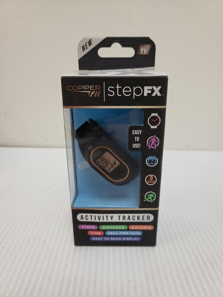 Copper Fit Step FX Activity Tracker Black Watch Unisex