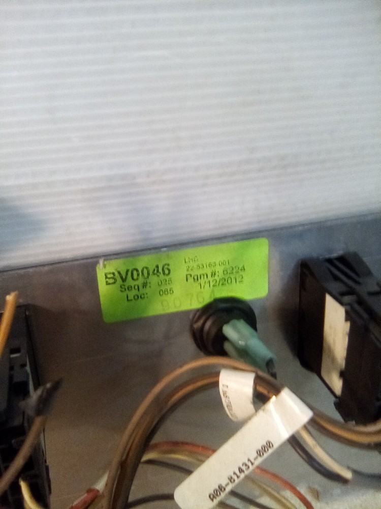 2013 Freightliner M2 Dash Switch Panel 22-53168-001