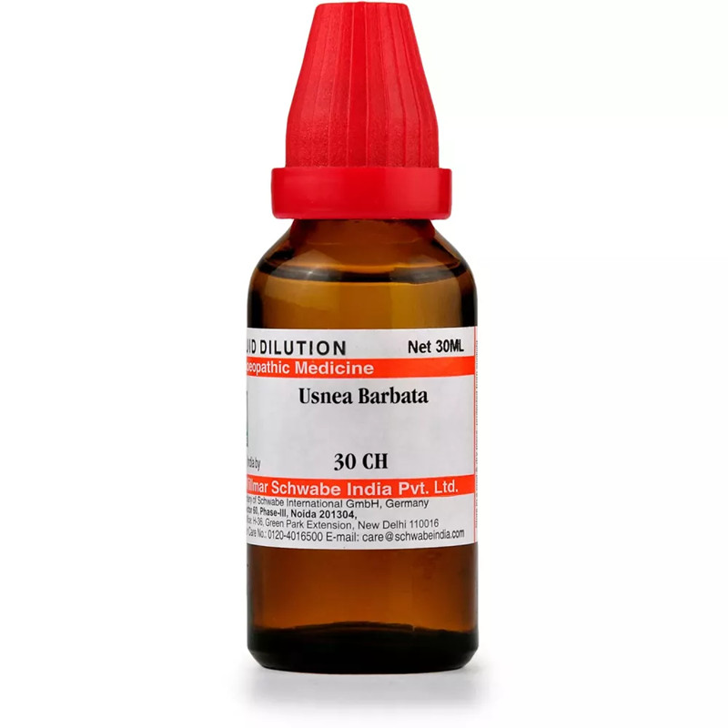 Willmar Schwabe India Homeopathic Usnea Barbata Dilution 30ml