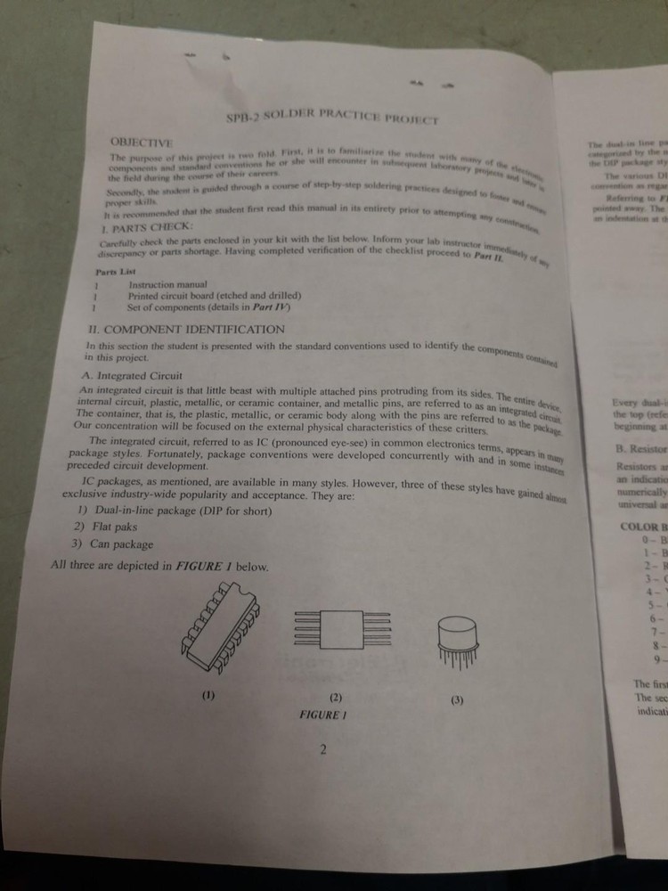 DIY Electronic Project, Beginner Soldering Practice Kit with Assembly Guide