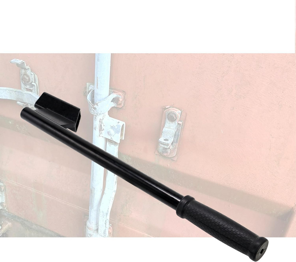 Heavy-Duty Container Door Leverage Tool Enhanced Persuader Bar with Ergonomic De