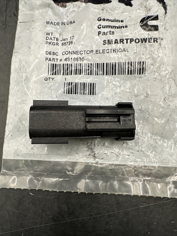 🇺🇸CUMMINS CONNECTOR,ELECTRICAL 4918630