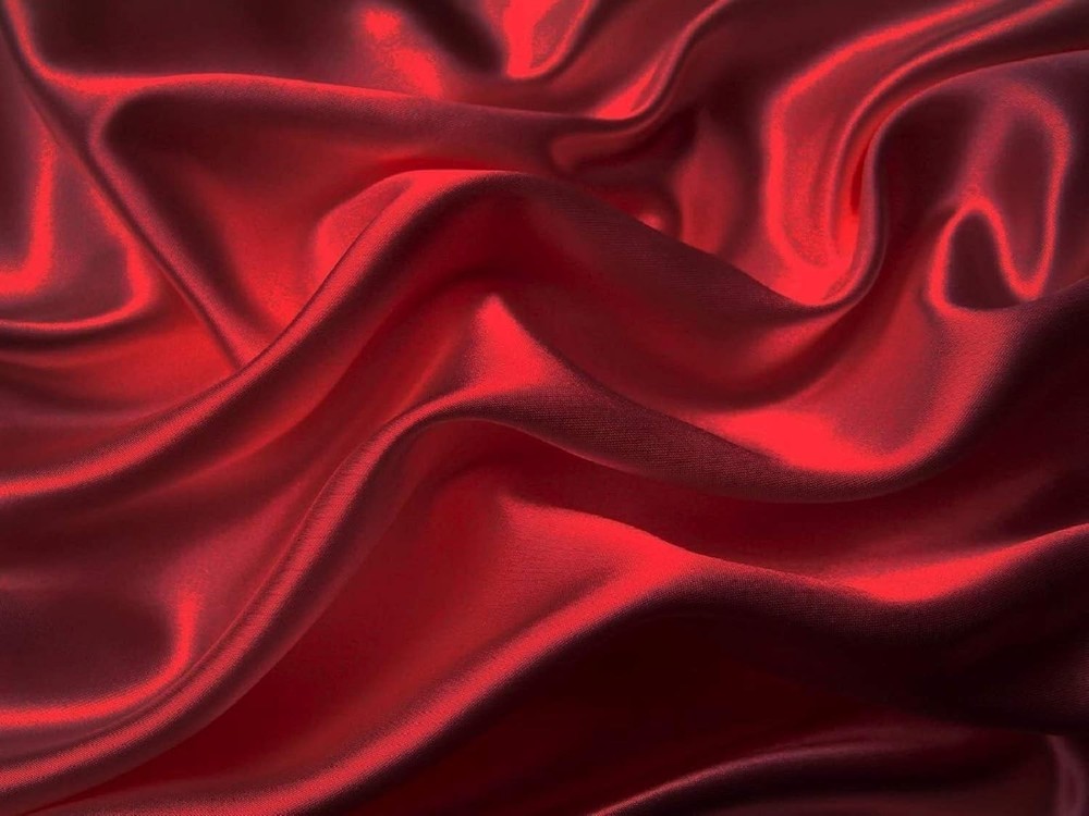 Machine Washable 4pc Red Satin Deep Pocket King Sheet Set - Effortless Elegance