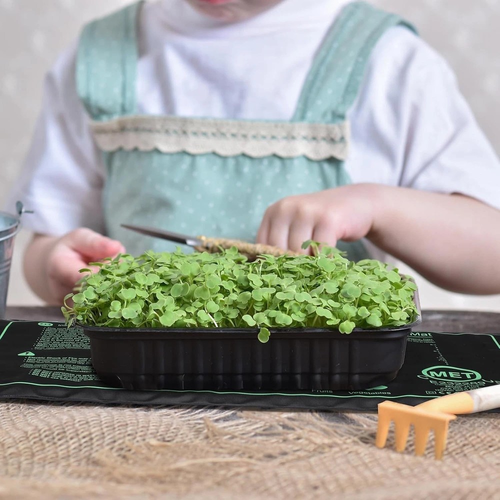 Durable 10x20.75 Waterproof Hydroponic Heating Mat - 6-Pack for Seed Starting