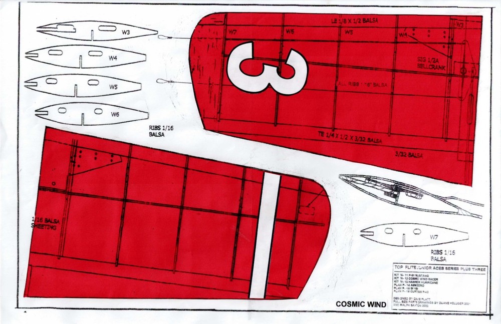 1/2 A profile Cosmic Wind U-Control plans