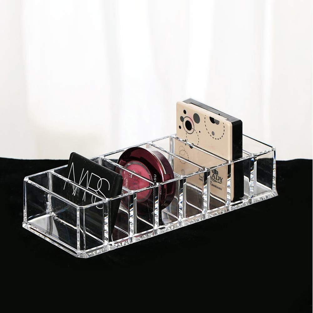 2 Pcs Clear Acrylic Compact Organizer Blushes Highlighters Eyeshadow Makeup O...