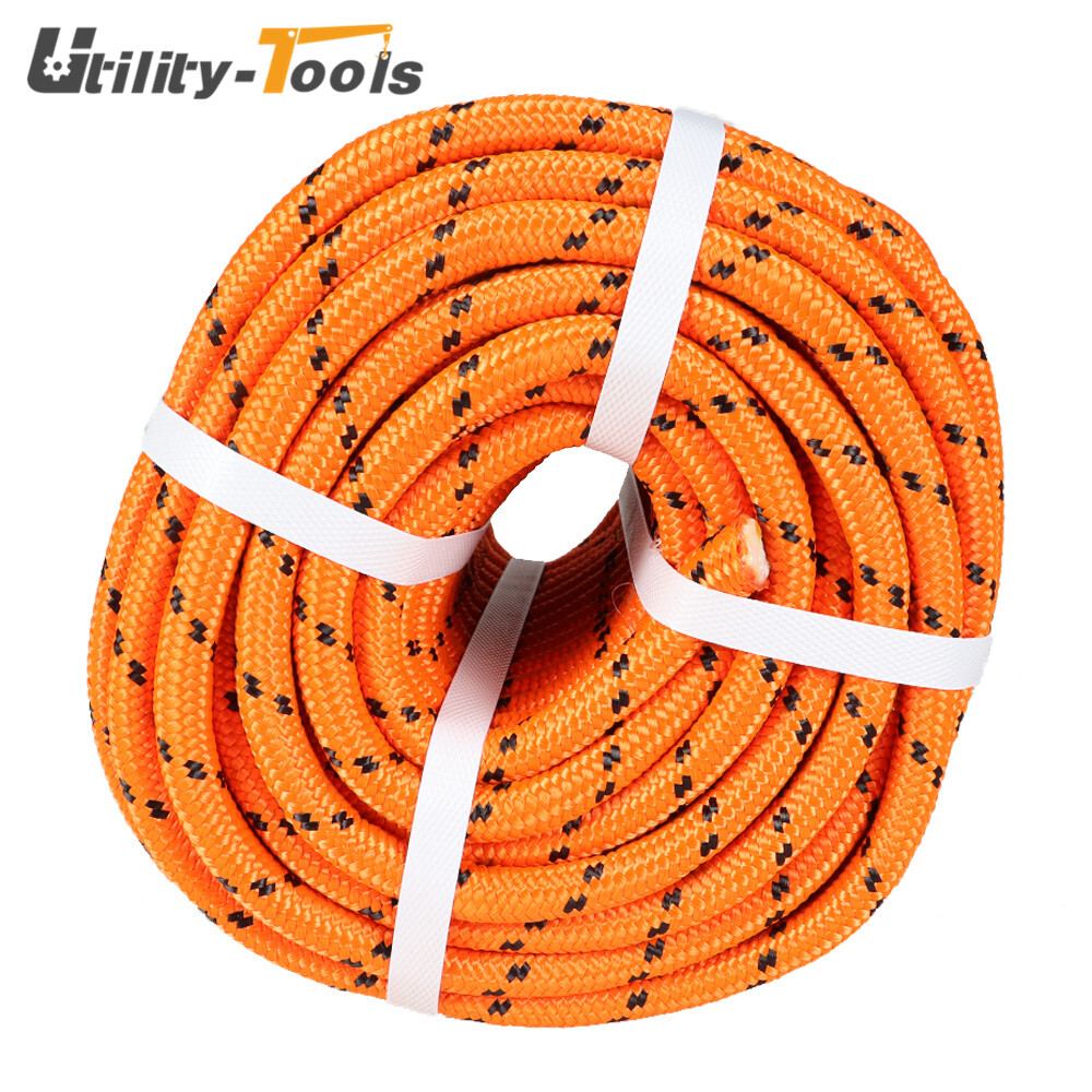 Double Braid Polyester Rope Arborist Bull Tree Rigging Line 1/2"×200'