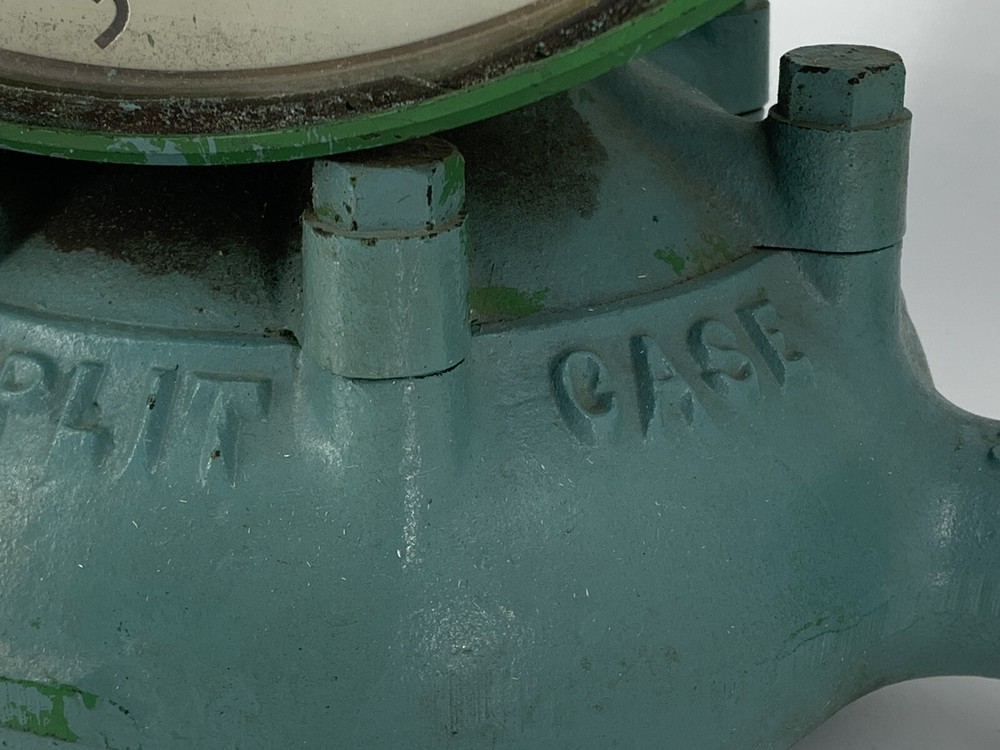 Industrial Neptune Trident Meter 1" Split Case Totalizing 11" Dial Face