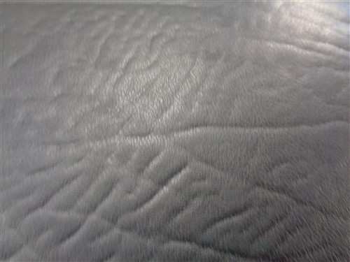 LEATHER HIDE BLACK TEXTURED 48 1/2" X 35 1/4'