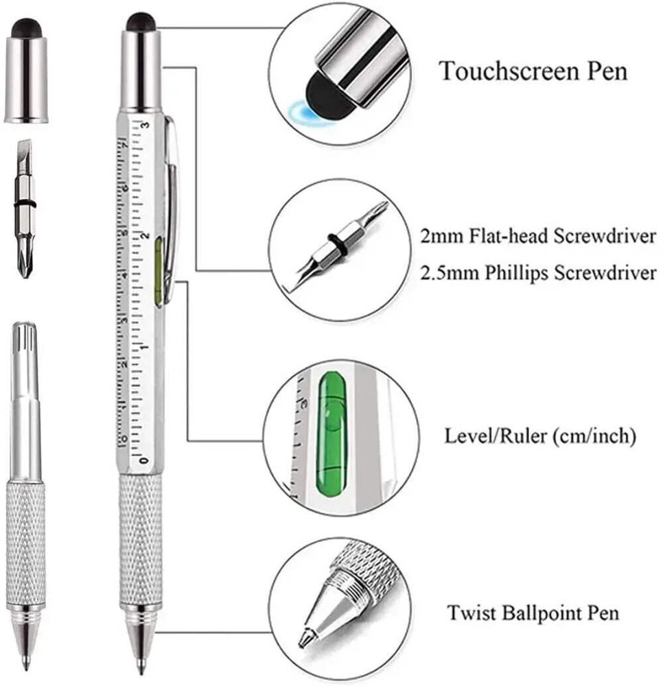 Multi-Functional Ballpoint Pen