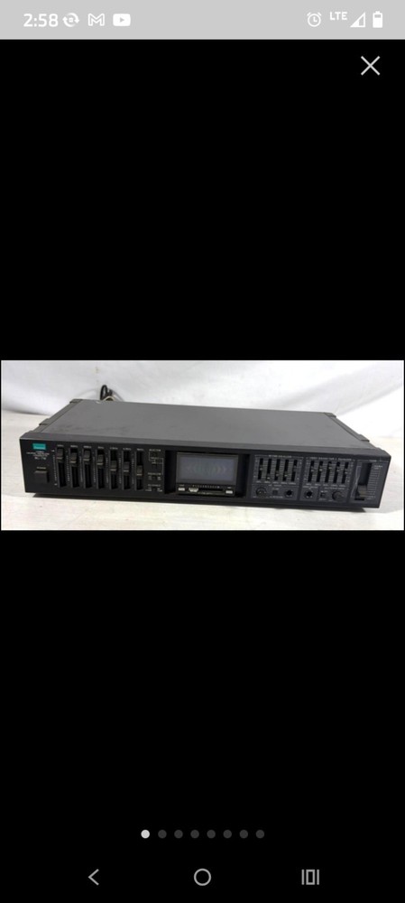 Sansui 710 Pro Graphic Equalizer, Black
